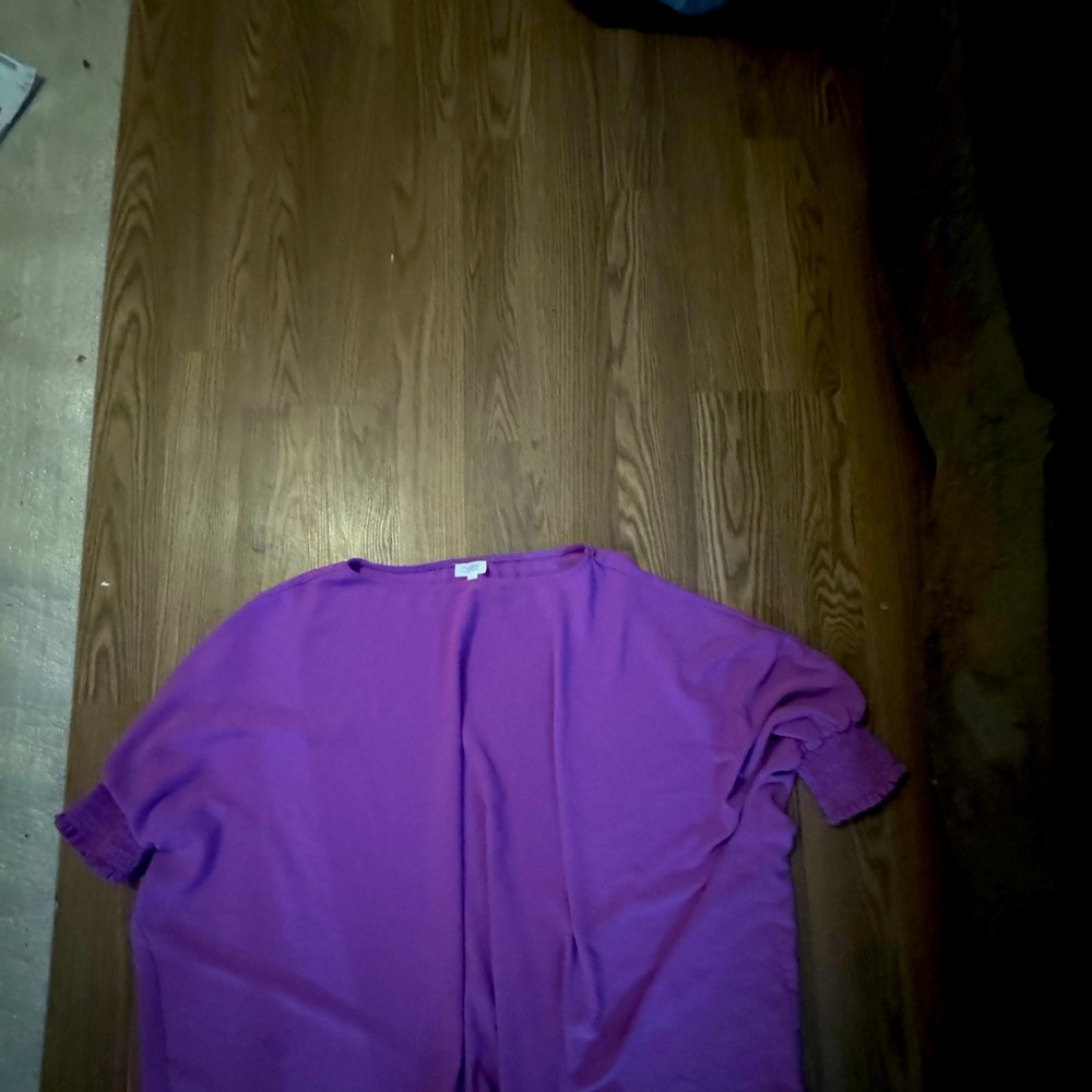 NWOT! 1X! Women’s purple top!
